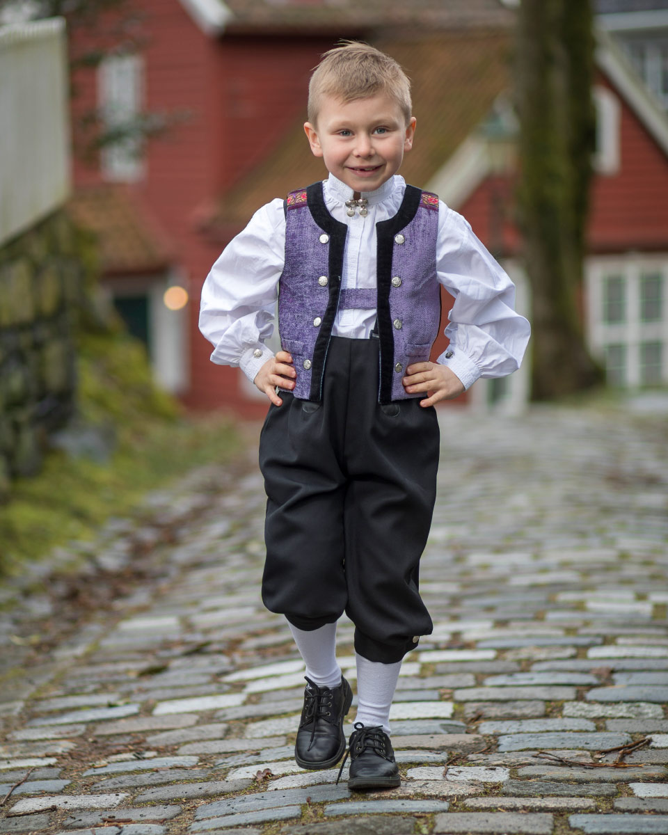 Ludvig festdrakt, lilla