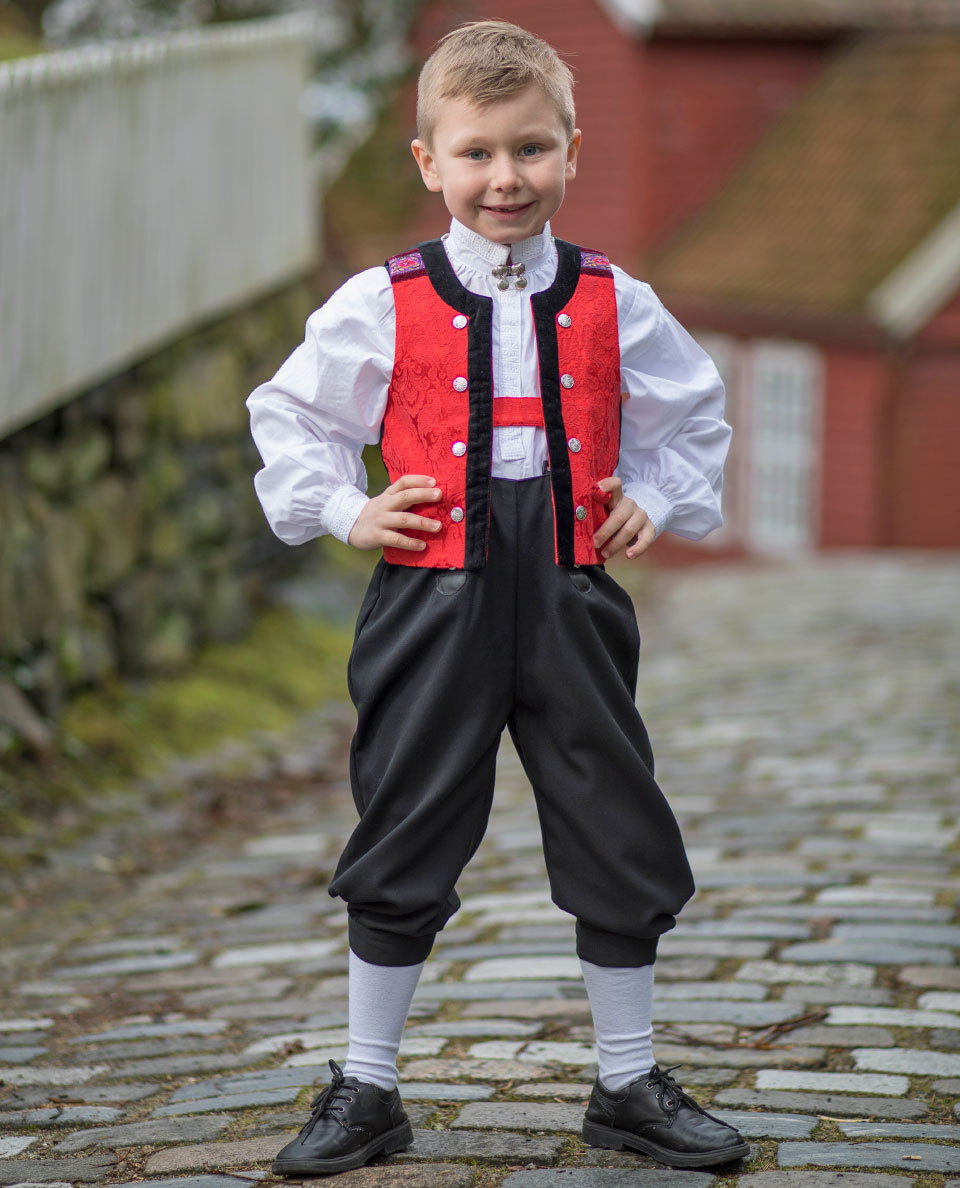 Ludvig festdrakt, rød
