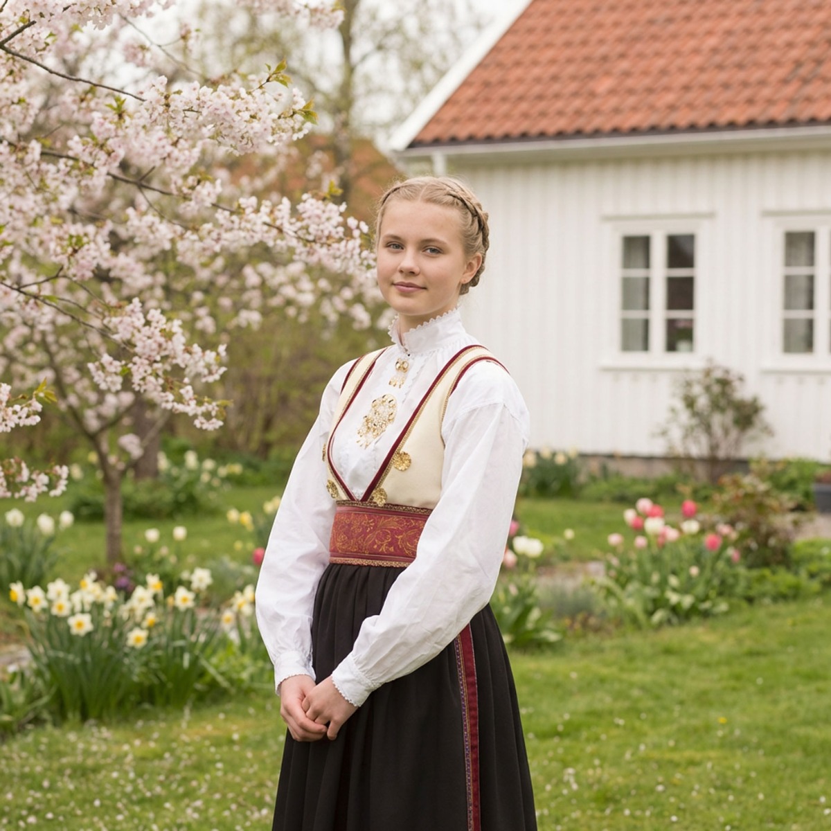 Festdrakt til jente